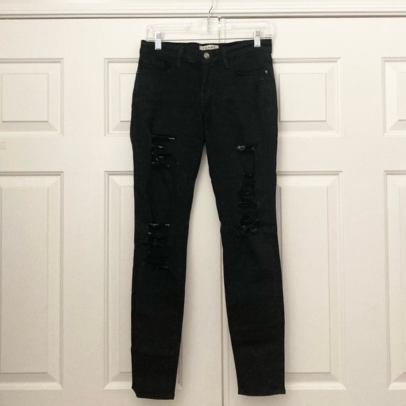 Frame Denim Le Skinny de Jeanne size 26 Gently Used Skinny Jeans - Picture 1 of 5